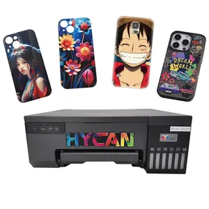 เครื่องพิมพ์เคสโทรศัพท์ A5 ภาพถ่ายความร้อนพร้อมเครื่องทําความร้อน CMYK LC LM การพิมพ์เคสโทรศัพท์ DIY