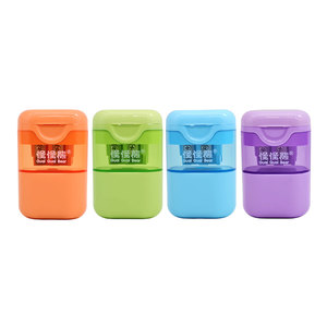 Sacapuntas y Borrador Guai Guai Bear Magic Box de Doble Orificio, TPR/ABS, 4 Colores, No Tóxico, para Niños, Material Escolar, con Logotipo Personalizado - Product Image 5