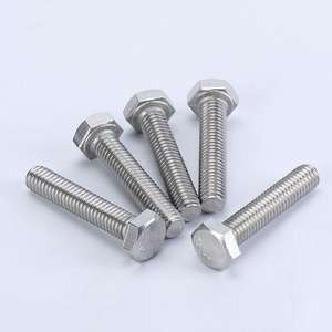 高品質激安販売亜鉛メッキ鋼/アルミ六角ボルト工場卸売（工業用） - Product Image 1