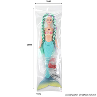 Poupée sirène populaire de 35 cm, vente directe d'usine, jouets pour enfants, lumineux avec musique