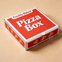 Boîtes d'emballage alimentaire de luxe personnalisées TongKun, boîtes à pizza en carton ondulé résistantes pour restaurants