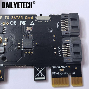 Thẻ Mở Rộng <span class=keywords><strong>SATA</strong></span> <span class=keywords><strong>PCI</strong></span> <span class=keywords><strong>Express</strong></span> Sang <span class=keywords><strong>SATA</strong></span> <span class=keywords><strong>3</strong></span>.0 2 Cổng Bộ Điều Khiển <span class=keywords><strong>SATA</strong></span> <span class=keywords><strong>PCI</strong></span>-e - Product Image 2