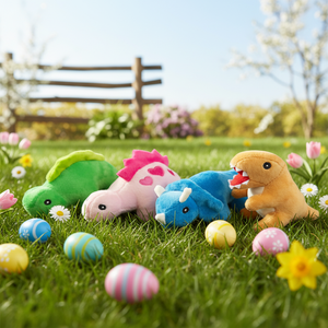 Set di Mini Dinosauri in Peluche da 5 Pollici per Decorazioni Pasquali, Stampa Digitale NYFY-1265 MOQ 100 - Product Image 3