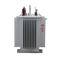Transformador trifásico de poste para exteriores, inmerso en aceite, S11, 35kV, 50KVA, 100KVA, con caja de madera, para energía.