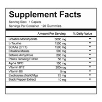 OEM/ODM JAYHOO Gommes à la créatine et au fruit du dragon pour adultes, croissance musculaire, force, énergie, absorption élevée, nutrition sportive à croquer