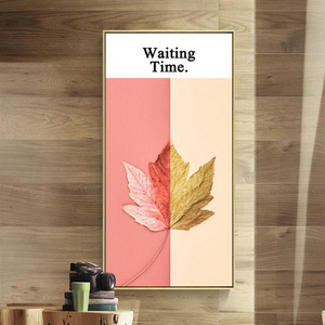 Nhà Máy Bán buôn tường nghệ thuật và bức tranh hoa vẫn còn sống hình ảnh màu xanh lá cây thực vật vải in cho trang trí nội thất - Product Image 5