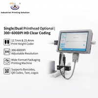 Impresora de Inyección de Tinta Térmica de Alta Definición con Cabezal de Impresión Simple o Doble de 25.4 mm HP TIJ, Codificador de Fecha de Caducidad y Lote para Cartón