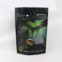 Personnalisé 500g 1kg 2kg Personnalisé Numérique Imprimé Ziplock En Plastique Stand Up Pochette Sacs Emballage pour Appâts De Pêche