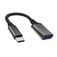 Adaptateur USB C vers USB 3.0 OTG 5 Gbps |   Conception côte à côte pour ordinateur portable MacBook et téléphone avec protection OTP