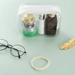 New Style Custom Fashion Make-up Taschen Organizer Beutel Transparente PVC Reiß verschluss Clear Cosmetics Makeup Bag