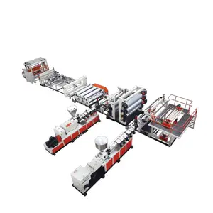 Jwell machinery Composite Polymer Waterproof Membrane composite roof basement film Extrusion Machine production line