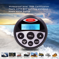 Radio Estéreo a prueba de agua para motocicleta, reproductor MP3 para coche, antena FM, AM, para yate, ATV, UTV, RV, Tractor