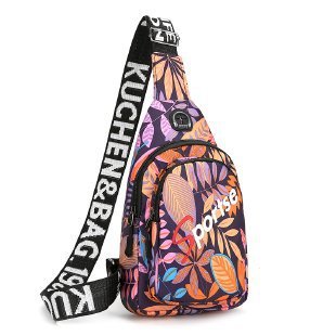 Violet [Prise pour écouteurs tendance] Design feuille