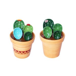 <span class=keywords><strong>Ceramica</strong></span> creativa a forma di <span class=keywords><strong>Cactus</strong></span> carino per la cottura di cucchiai da tè multipli in <span class=keywords><strong>ceramica</strong></span> personalizzati Set di cucchiai dosatori - Product Image 1