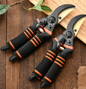 Sécateur <span class=keywords><strong>de</strong></span> jardinage professionnel en acier inoxydable avec lame, poignée en caoutchouc, fonctionnement manuel pour la récolte des plantes, des herbes et des fleurs - Product Image 1