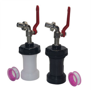 Ensemble de raccords pour l'eau de jardin, adaptateur IBC S60*6, couvercle d'adaptateur, tube d'extension en plastique, <span class=keywords><strong>robinet</strong></span> nickelé, <span class=keywords><strong>robinet</strong></span> de réservoir d'eau - Product Image 1