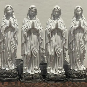 USB rougeoyant Notre-Dame de <span class=keywords><strong>Lourdes</strong></span> Bienheureuse Vierge <span class=keywords><strong>Marie</strong></span> Statue Catholique Figurine - Product Image 5