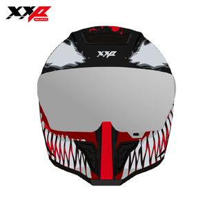 Casques de moto intégraux NEUFS avec grand spoiler, double visière, boucle à dégagement rapide, tailles S-XXL, XXP KONG FRENZY DOT ABS - Product Image 3