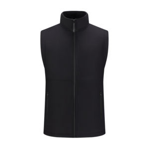 남자의 겨울 양털 조끼 사용자 정의 로고 플러스 사이즈 지퍼 폐쇄 안티 필링 100% 폴리에스터 V-넥 남여 공용 세련된 야외 OEM - Product Image 4