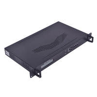 Modulateur RF numérique DVB-T2, 2 entrées ASI/2 entrées IP, norme EN 302755, équipement de diffusion télévisuelle numérique pré-distorsionné