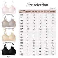 BH Tanpa Kawat Push Up Satu Bagian Seamless Laser Cut Filifit Jelly Gel untuk Wanita, Cocok untuk Payudara Kecil