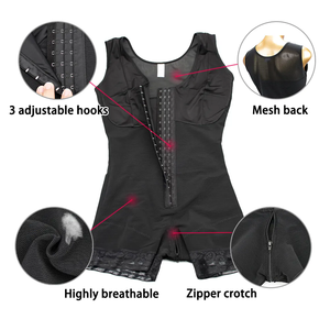 Fajas Colombia nas Post Surgery Hohe Kompression Stufe 2 Faja Tummy Tuck Butt Lifter Bodysuit für Frauen - Product Image 5