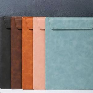 Wholesale Durable Office Accessory School Portable Pu Leather <b>A4</b> File <b>Folder</b> Magnetic Clipboard Menu Paperclip - Product Image 1