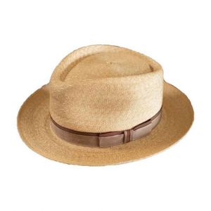 Chapeau de paille Fedora style britannique unisexe, idéal pour le printemps et l'été, protection solaire décontractée – Meilleure vente - Product Image 6