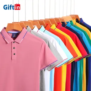 Vente en gros de glace soie coton broderie logo demi-manches surdimensionné plaine travail Golf T-Shirt personnalisé broderie logo Golf Polo