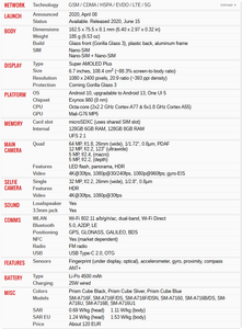 Teléfono móvil de segunda mano superventas para <span class=keywords><strong>SAMSUNG</strong></span> <span class=keywords><strong>A71</strong></span> LET/5G 64MP cámara principal para tomas de nivel profesional precio al por mayor barato - Product Image 6