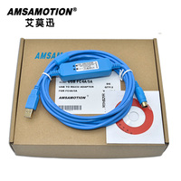 Cable de Programación PLC Industrial IDEC USB-FC4A/5A, Cable de Comunicación USB Microsmart para Descarga de Datos, Combinación de Blindaje de PVC