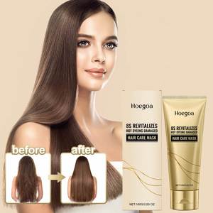 Agent d'approvisionnement OEM/ODM pour Masque capillaire à la kératine et au collagène, Crème traitante lissante et réparatrice pour cheveux secs et crépus, Soin professionnel pour des cheveux doux et lisses - Product Image 2