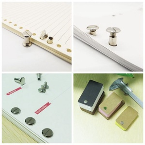 Vis de reliure EWANG 10 mm, argentées, mâles et femelles, pour reliure de livres - Product Image 6