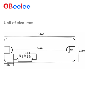 Mô-đun cảm biến Radar vi sóng công suất cực thấp 10.5Ghz thuật toán logic tích hợp giao diện IIC tiêu chuẩn phù hợp với khóa thông minh - Product Image 4