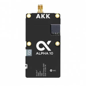 Émetteur vidéo FPV AKK Alpha 10 10W VTX-5.8GHz 80CH 1W-10W à puissance commutable, compatible avec les drones, prend en charge l'audio intelligent, 60g - Product Image 1