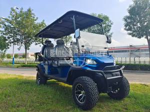 Mini coche de Golf 2025 nuevo diseño negro carros de Golf eléctricos batería eléctrica 72V neumático todoterreno Mini carros de Golf eléctricos - Product Image 6