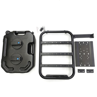 Support latéral pour bidon de carburant/eau de 10 L, échelle de fenêtre arrière pour Overlanding, compatible Suzuki Jimny
