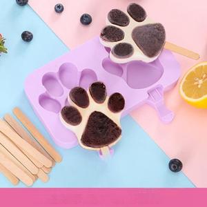 Moldes de Silicona para Helados con Tapas, Libres de BPA, al por Mayor, Diseño de Dibujos Animados, Bandejas para Cubitos de Hielo, Novedad, Juego de <span class=keywords><strong>3</strong></span> Piezas - Product Image 1