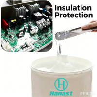 Gel de Silicona Líquida de Doble Componente de Alta Conductividad Térmica, Transparente, Impermeable IP67, Módulo de Encapsulado para Fuente de Alimentación LED