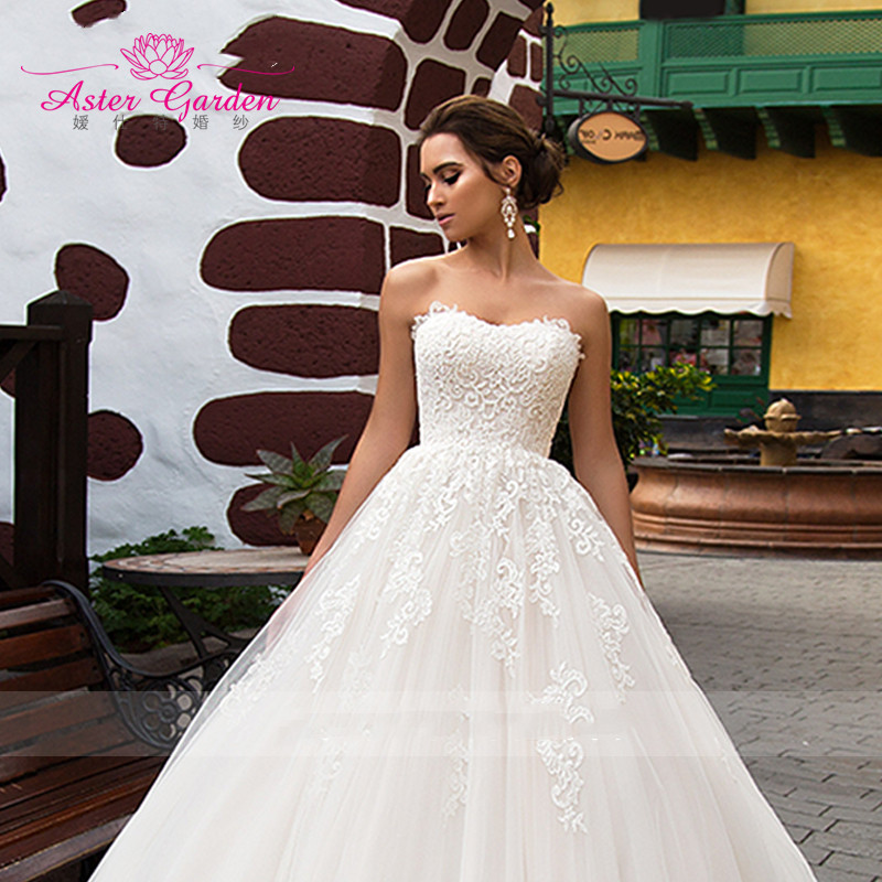 Shop Aster Garden Princess a-Line Wedding Dress 2021