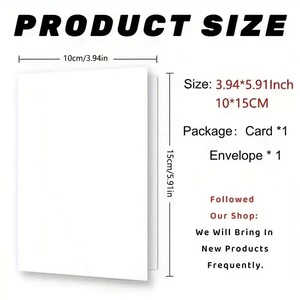 Chất Lượng Cao Yilida Cổ Điển Giáng Sinh Thẻ Phong Bì 12-Mảnh Đặt Giấy Mứt Chất Liệu Với Của Kỳ Nghỉ Thiết Kế Santa - Product Image 5