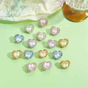 ลูกปัดอะคริลิคทำมือรูตรงลายดอกไม้รูปผีเสื้อสำหรับงานอุตสาหกรรมเครื่องประดับขนาด 20 มม. หลากสี ใช้สำหรับปากกาลูกลื่น - Product Image 1