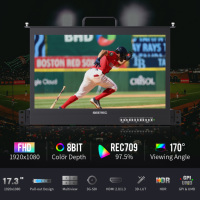 SEETEC FRM173S Rack-Montierter Monitor 17,3 Zoll 1RU Ausziehbar Professioneller 3G SDI 4K HDMI Multi-View OEM-Service zum Fabrikpreis
