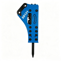 Marteau hydraulique triangulaire Gobit SB131 le plus vendu – Brise-roche pour excavatrice, outil minier, burin large