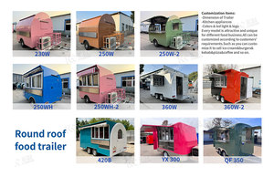 Remolque de Comida Personalizado de Fibra de Vidrio de 7 pies, Camión de Comida Móvil con Cocina Completa, Remolque de Comida Callejera, Carrito de Comida para Negocios - Product Image 5