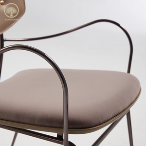 <span class=keywords><strong>Fauteuil</strong></span> <span class=keywords><strong>club</strong></span> en <span class=keywords><strong>cuir</strong></span> moderne de luxe Offre Spéciale <span class=keywords><strong>Fauteuil</strong></span> de canapé simple avec design de loisirs pour salon Restaurant Matériau métallique - Product Image 2