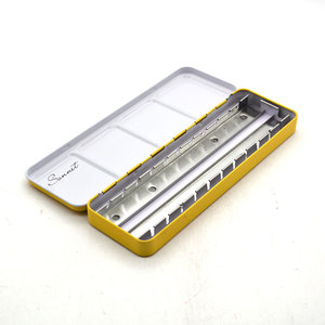 12 24 48 couleur boîte en métal aquarelle Palette <span class=keywords><strong>peinture</strong></span> cas vide aquarelle stockage étain palette boîte - Product Image 2