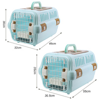 Boîte d'aviation multifonctionnelle et durable pour animaux de compagnie Cage pour petits et grands chiens avec maison pour chats