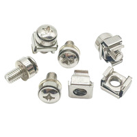 304 acier inoxydable couronne vis armoire ensemble M5 M6 filetage fin Triple combinaison vis écrou système métrique ensemble complet