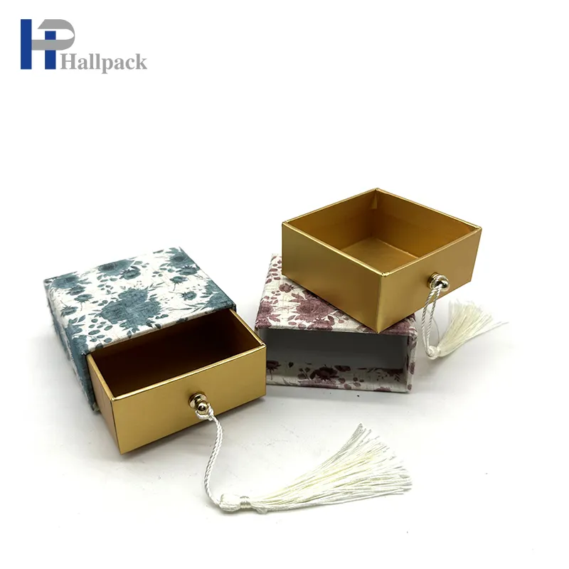 Kotak hadiah kertas mewah kustom dengan laci geser untuk perhiasan parfum pakaian sepatu anggur kemasan pakaian dalam kosmetik
